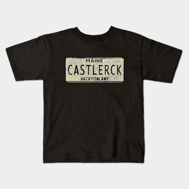 Stephen King Fan Castlerock Kids T-Shirt by Digital GraphX